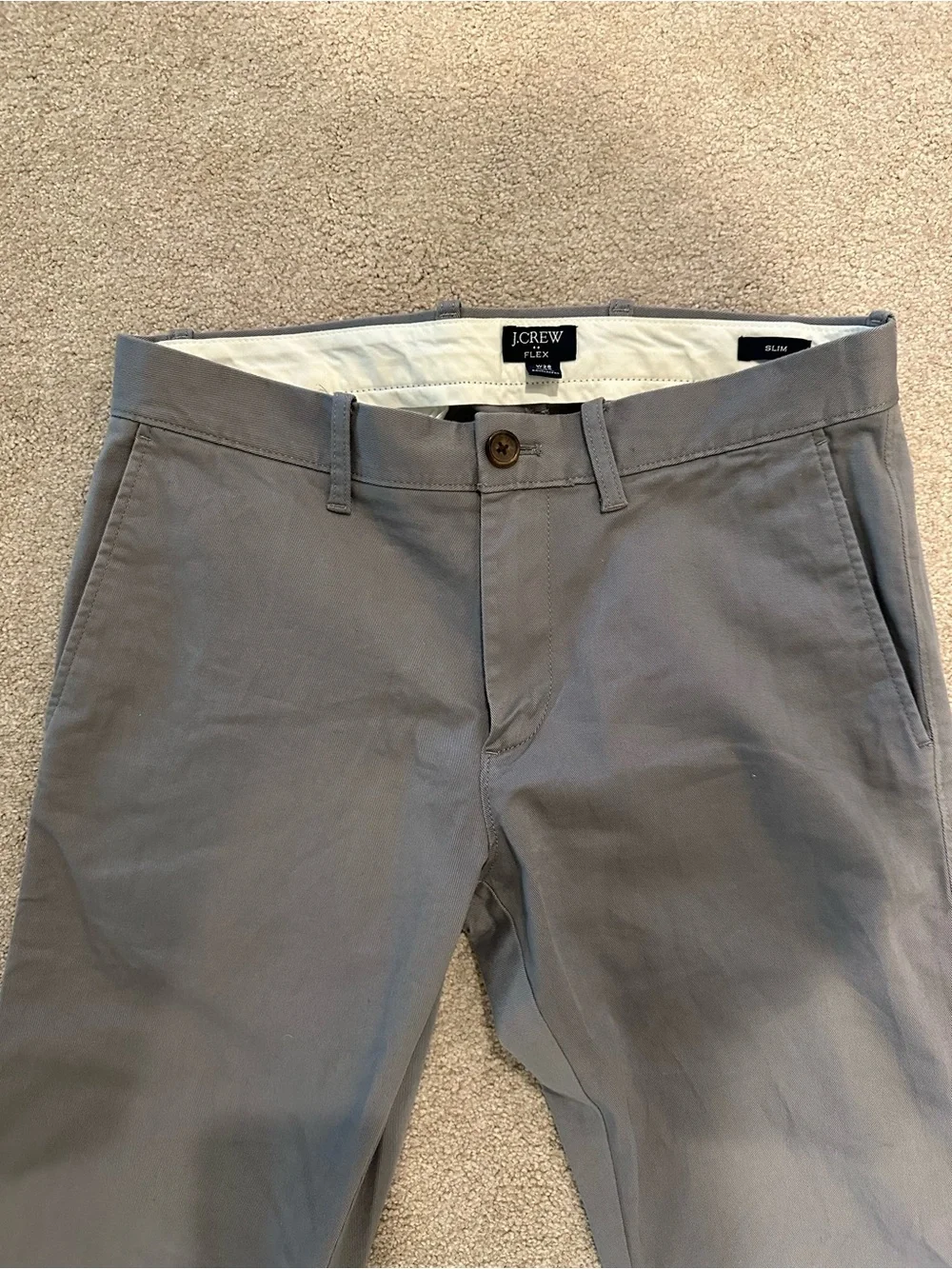 J. Crew Slim Men's Gray Casual Chino Pants 28x30